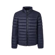 Down Jackets Pepe Jeans , Blue , Heren