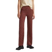Straight Trousers Pepe Jeans , Red , Dames