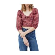 Blouses Pepe Jeans , Red , Dames