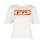T-Shirts Pepe Jeans , Beige , Dames