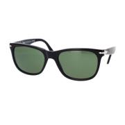 Iconische zonnebril met logo Persol , Black , Unisex