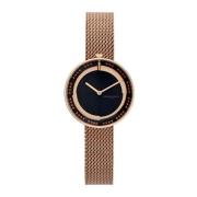 Koperen Damesmode Horloge Pierre Cardin , Brown , Dames