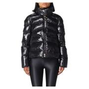 Down Jackets Pinko , Black , Dames