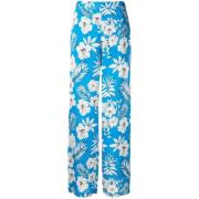 Wide Trousers Pinko , Blue , Dames