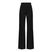 Wide Trousers Pinko , Black , Dames