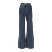 Klassieke Flared Jeans voor Vrouwen Re/Done , Blue , Dames