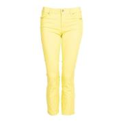 Aansluitende Bottom Up Jeans met Glanzende Strepen Liu Jo , Yellow , D...