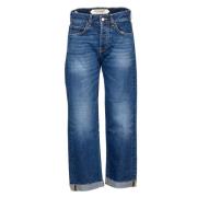 Straight Jeans Roy Roger's , Blue , Dames