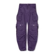 Fern cargo jeans The Attico , Purple , Dames