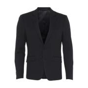 Blazer Milano Jersey Clean Cut , Black , Heren