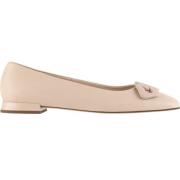 Elegante Leren Ballerina s Högl , Pink , Dames