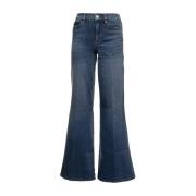 Brede jeans Frame , Blue , Dames