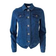 Anne Denim Jas - Stijlvolle en Casual Winterkleding 2-Biz , Blue , Dam...