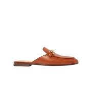 Cognac Horsebit Mule Scarosso , Brown , Dames