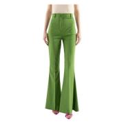 Trousers Hebe Studio , Green , Dames