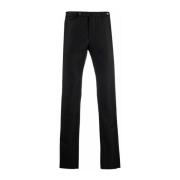 Zwarte Slim-Cut Chino`s voor formele kleding Tagliatore , Black , Here...