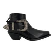 Buckled Gloss boots R13 , Black , Dames