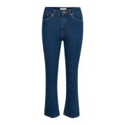 Stijlvolle Bootcut Jeans voor Vrouwen Part Two , Blue , Dames