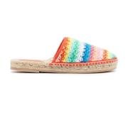 Kleurrijke platte schoenen Alanui , Multicolor , Dames