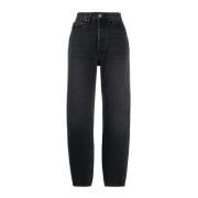 Jeans 80s Re/Done , Black , Dames