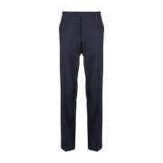 Stretch-Wollen Broek, Drop 6 Canali , Blue , Heren