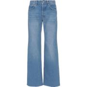 Stijlvolle Wide Jeans voor Vrouwen Anine Bing , Blue , Dames