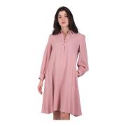 Overdagse Overhemdjurk Max Mara Weekend , Pink , Dames