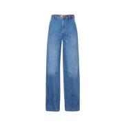 Stijlvolle Wide Leg Jeans Liu Jo , Blue , Dames