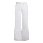 Wide Jeans A.p.c. , White , Dames