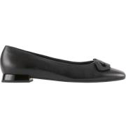 Coco Leren Ballerina Högl , Black , Dames