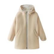 Omkeerbare Teddy Parka Jen Woolrich , Beige , Dames