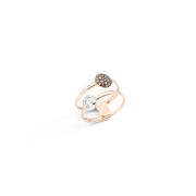 Sabbia Diamanten Roségouden Ring Pomellato , Yellow , Dames