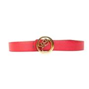 Pre-owned Canvas belts Hermès Vintage , Red , Dames