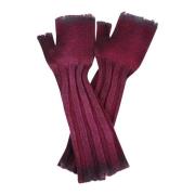 Kersenkleurige Vingerloze Wollen Handschoenen Avant Toi , Red , Dames