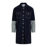 Denim Overhemdjurk Blanche , Blue , Dames