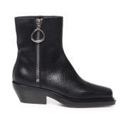 Zwarte Laarzen met Katoen-Elastan Mix Dondup , Black , Dames