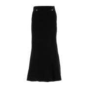 Zwarte tweed rok - Klassieke stijl Alessandra Rich , Black , Dames
