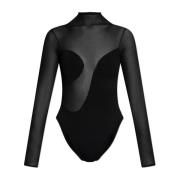 Body met transparante inzetstukken Nensi Dojaka , Black , Dames