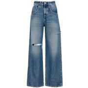 Los Angeles Blauwe Jeans Icon Denim , Blue , Dames