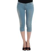 Lichtblauwe Capri Jeans Ermanno Scervino , Blue , Dames