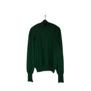 Pre-owned Wool outerwear Dunhill Pre-owned , Green , Dames