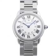 Pre-owned Metal watches Cartier Vintage , Gray , Dames