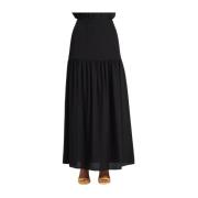 Skirt with tap and jump Federica Tosi , Black , Dames