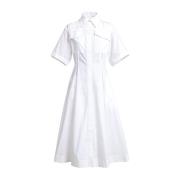 Shirt Dresses Msgm , White , Dames