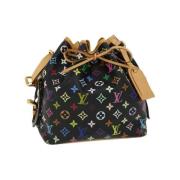 Pre-owned Canvas louis-vuitton-bags Louis Vuitton Vintage , Black , Da...