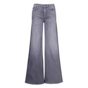 Flared Jeans Grijs Mother , Gray , Dames