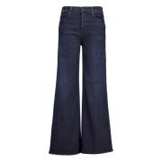 Blauwe Bootcut Jeans Mother , Blue , Dames