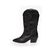 Western-geïnspireerde Leren Laarzen met Borduursel Copenhagen Shoes , ...