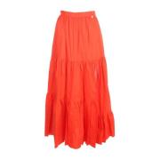 Maxi-rok Twinset , Red , Dames