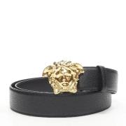 Pre-owned Leather belts Versace Pre-owned , Black , Dames